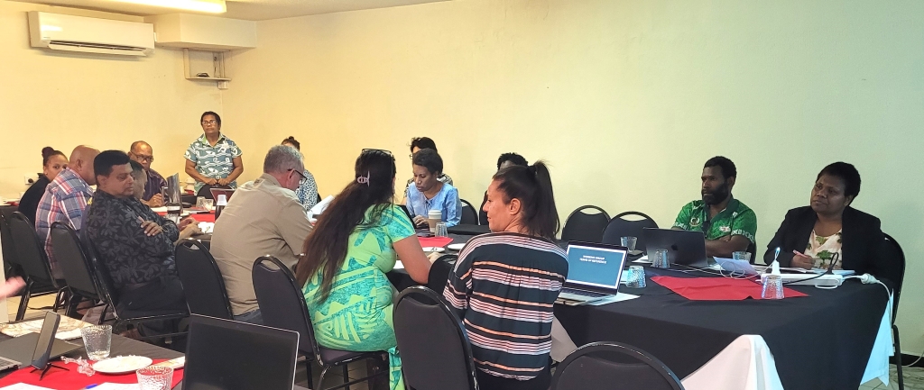 The meeting in Vanuatu on waste management